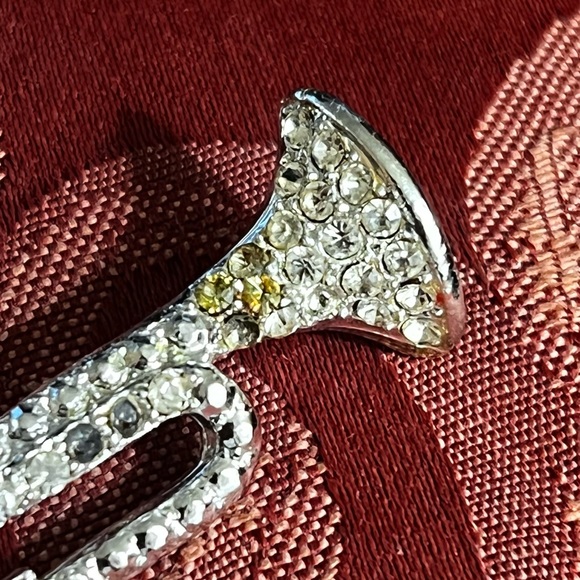 Vintage musical trumpet instruments pin - Picture 8 of 9